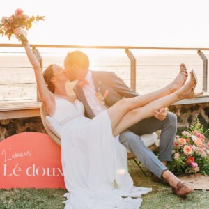 Photo d'un mariage à La Réunion – couple – Décoration florale