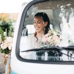 Photo d'un mariage à La Réunion – Décoration florale, COMBI VW