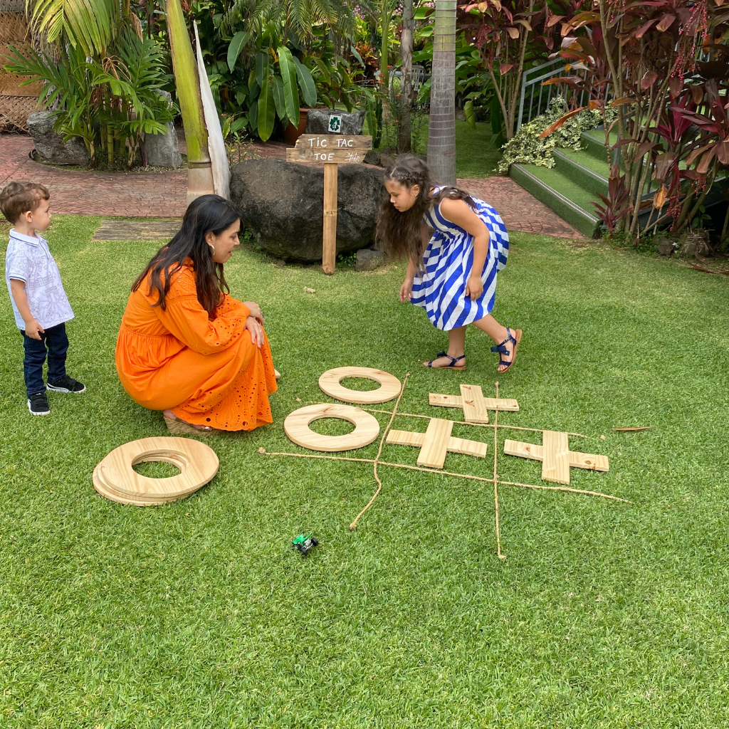 Photo d'un mariage à La Réunion – Morpion géant