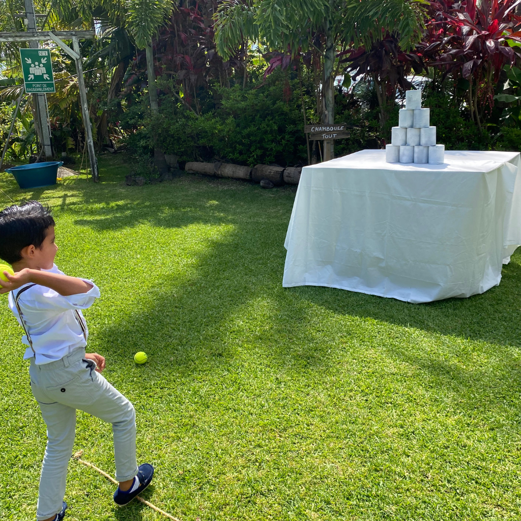 Photo d'un mariage à La Réunion – Chamboule tout